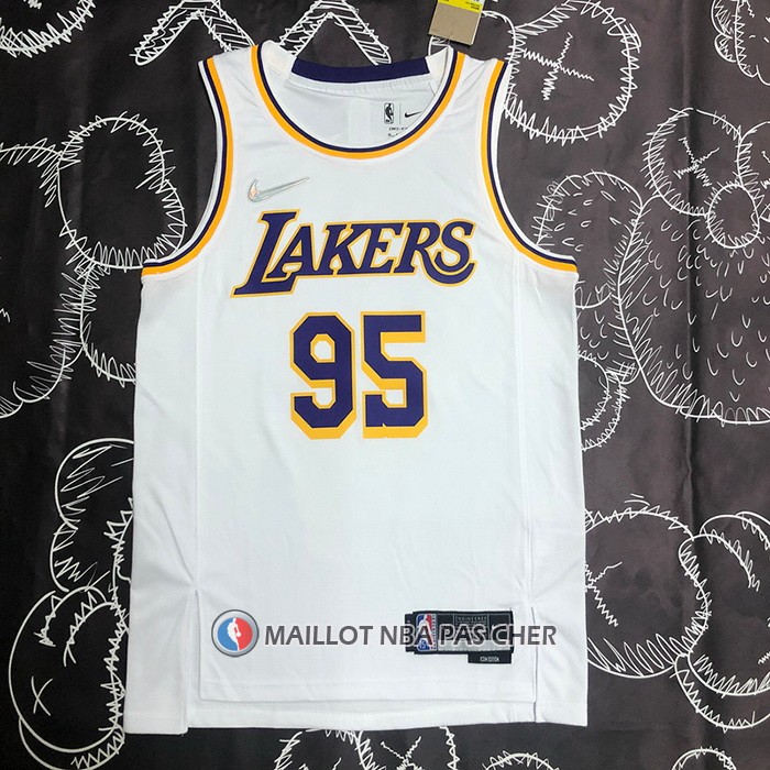 Maillot Los Angeles Lakers Juan Toscano-Anderson NO 95 Association 2021-22 Blanc
